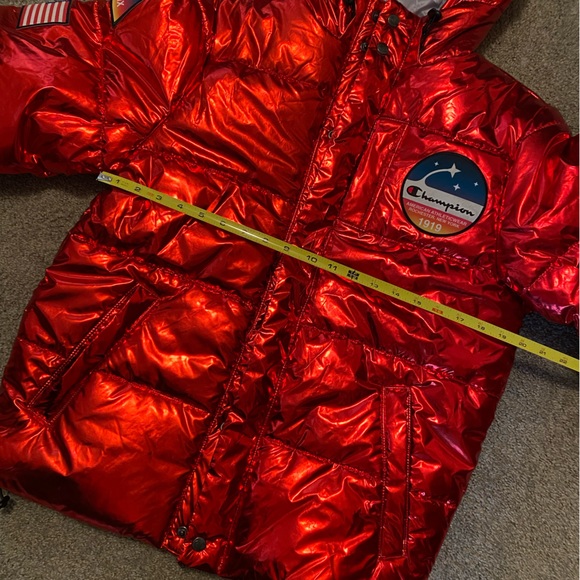 🎁NWT Champion Metallic NASA Jacket S - Picture 14 of 16